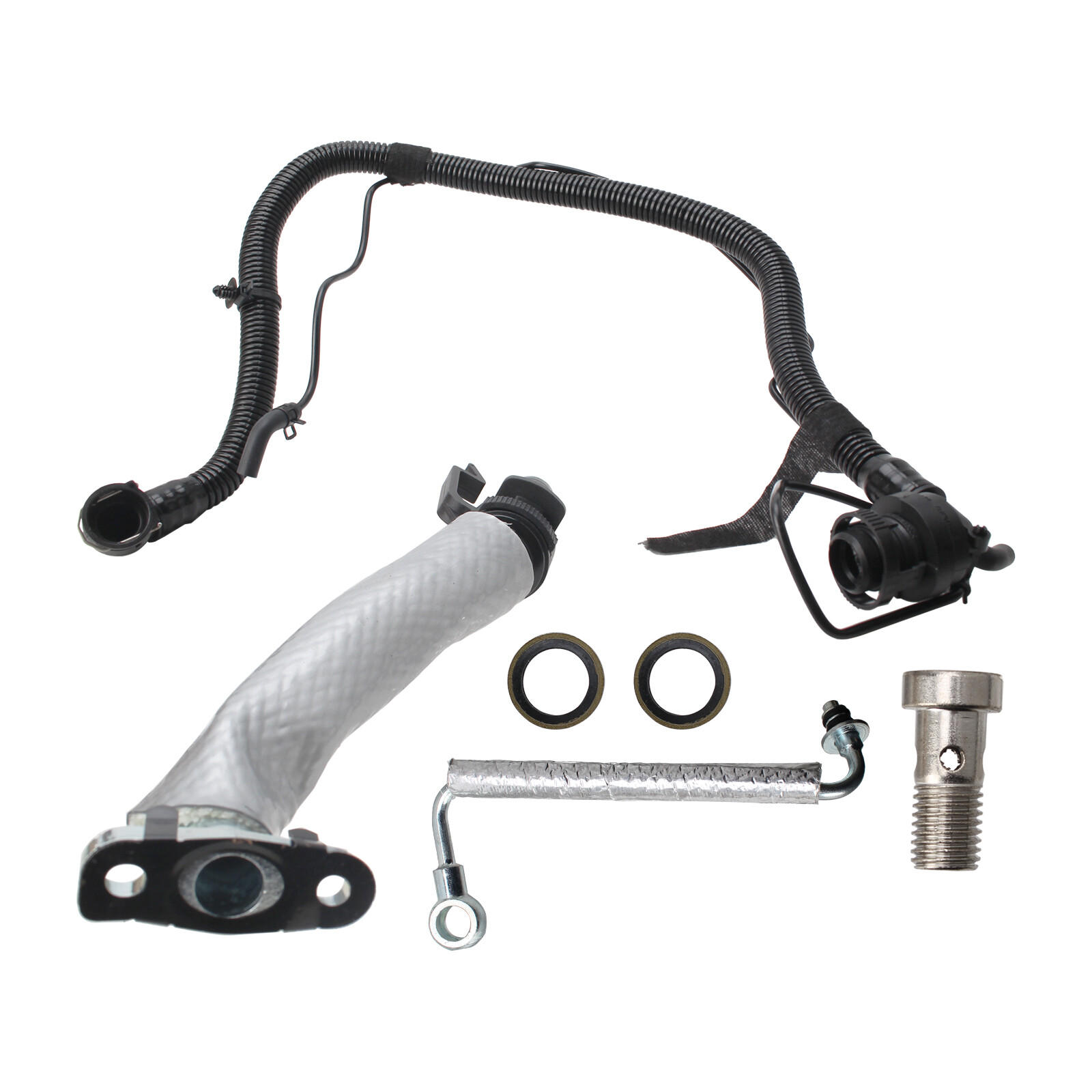 TURBO PCV + OIL RETURN + OIL FEED HOSE For 20132019 Buick Encore 1.4L