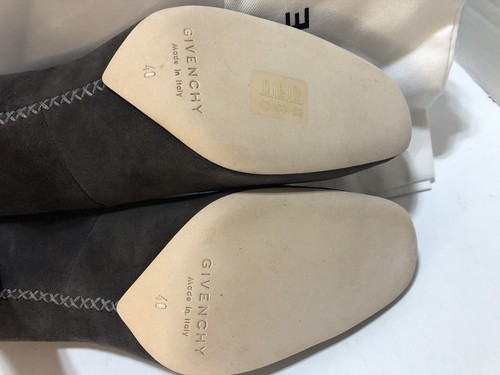 NEW GIVENCHY US 10 EU 40 Gray Leather Suede 3" High Heels Classic Pumps Shoes BX - Bild 10 von 10