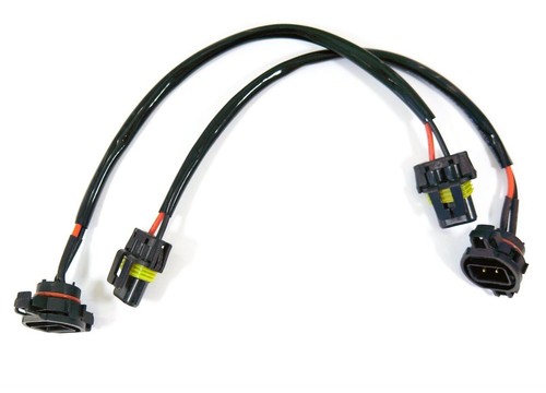 HID Kit Extension Wire PS24W 5202 H16 Two Harness Fog Light Replacement Socket - Picture 3 of 6