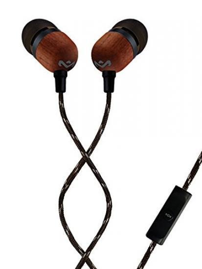House of Marley Wired In-ear Headphones, Smile Jamaica Signature Black