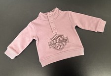 Harley Davidson Girl's Fleece Snap Placket Pullover 6533408 6543408