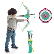 Archery Set Bow with Soft Arrow For Kids Quiver Shooting Learning Outdoor Toy