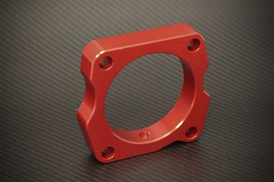 Throttle Body Spacer (Red): Fits Acura TSX V6 2010+ by Torque Solution