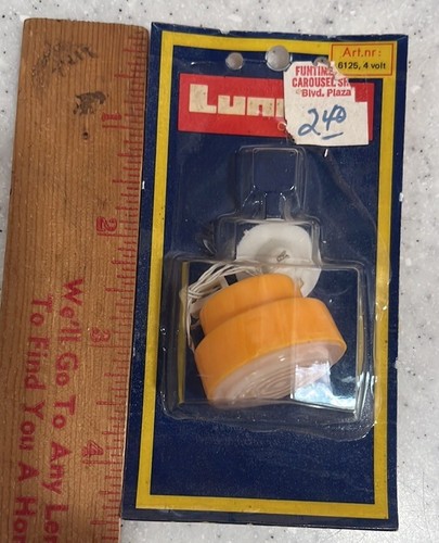 Casa delle bambole vintage anni 70 LUNDBY mod MCM luce gialla ~ NUOVO NUOVO CON SCATOLA #6125 ~ mini apparecchio - Foto 4 di 5