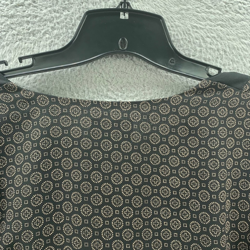 ANN TAYLOR LOFT Blouse Womens Size 10 Top Long Sleeve Brown Tan eBay