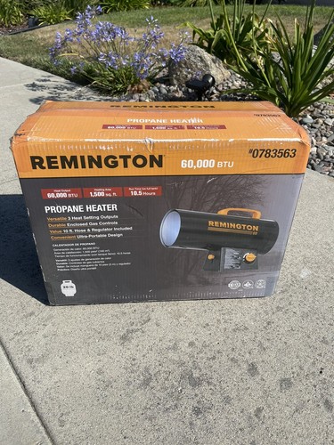 Remington 60 000 BTU Propane Forced Air Heater - Black (REM-60V-GFA-O) for  sale online | eBay
