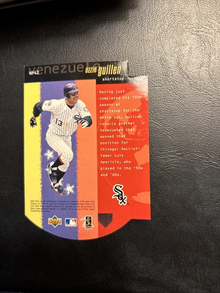Cno 1998 Upper Deck National Pride Np42 Ozzie, Guillen, Chicago White Sox - Image 2 of 2