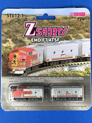 Rokuhan Z Gauge Z Shorty EMD F7 ATSF ST012-1 Model Train Rokuhan Z Gauge Z Shorty EMD F7 ATSF ST012-1 Model Train