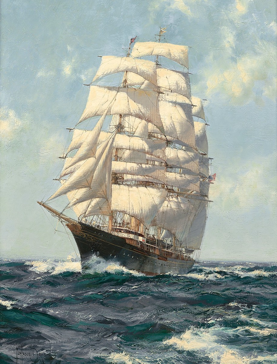Sea Cloud, Montague Dawson, 16