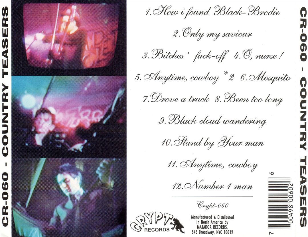 独10” Country Teasers The Pastoral - Not Rustic - World Of Their Greatest CRYPT060 Crypt Records /00200 COUNTRY TEASERS - The Pastoral - Not Rustic - World of their