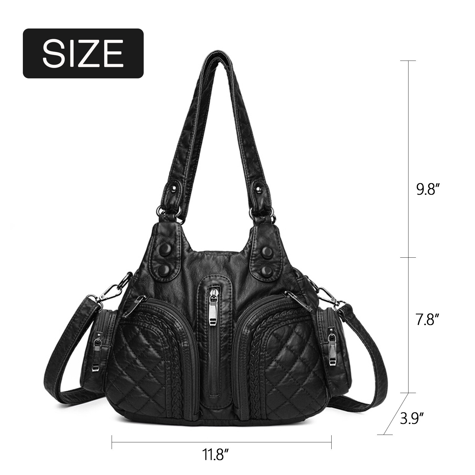 Purses Handbags Women Hobo Shoulder Bags Crossbody Soft PU Leather