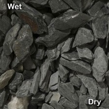 Charcoal Slate Decorative Landscaping & Garden Aggregate Gravel Chippings 40mm