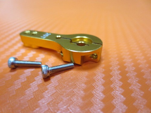 1x Alu Servohorn Servohebel Servo Arm 25T Futaba Savox Xcore Power HD Red YR - Picture 3 of 6