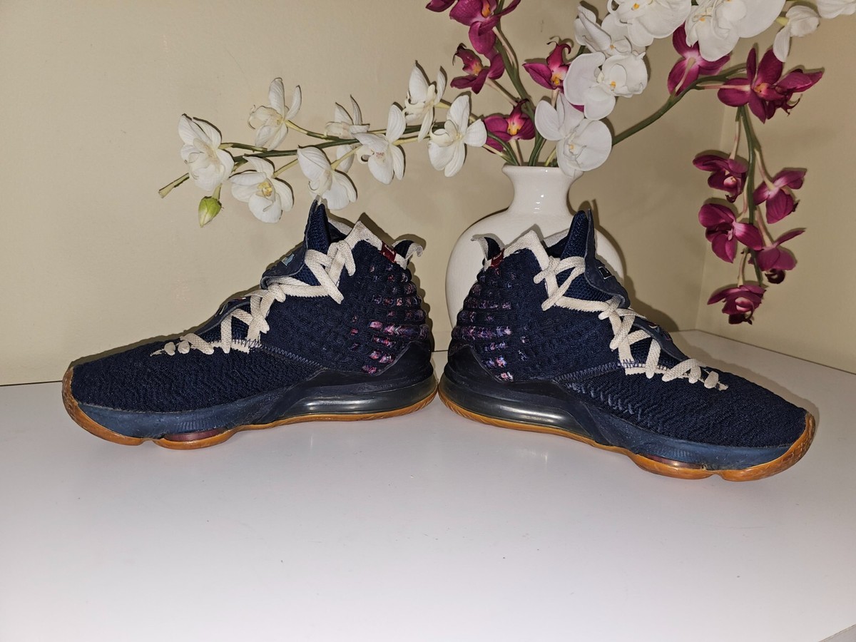 Nike LeBron 17 UConn College Navy Basketball Shoes CD5056  display picture 1