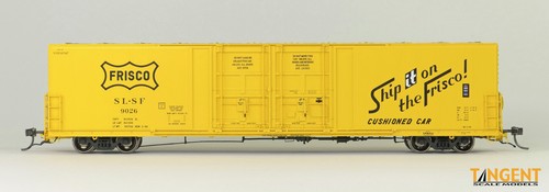 Tangent Frisco Thrall 5880cf 60' Double Plug Door Box Car 34017 SLSF - Picture 3 of 7
