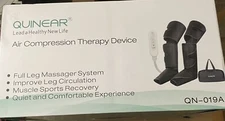 Quinear Air Compression Therapy Device QN-019A ~ Full Leg Recovery System *NEW*