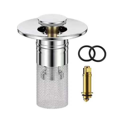 Stainless Steel Floor Drain Filter Bathtub Sink Strainer Pop-up Sink Filter - Picture 3 of 14