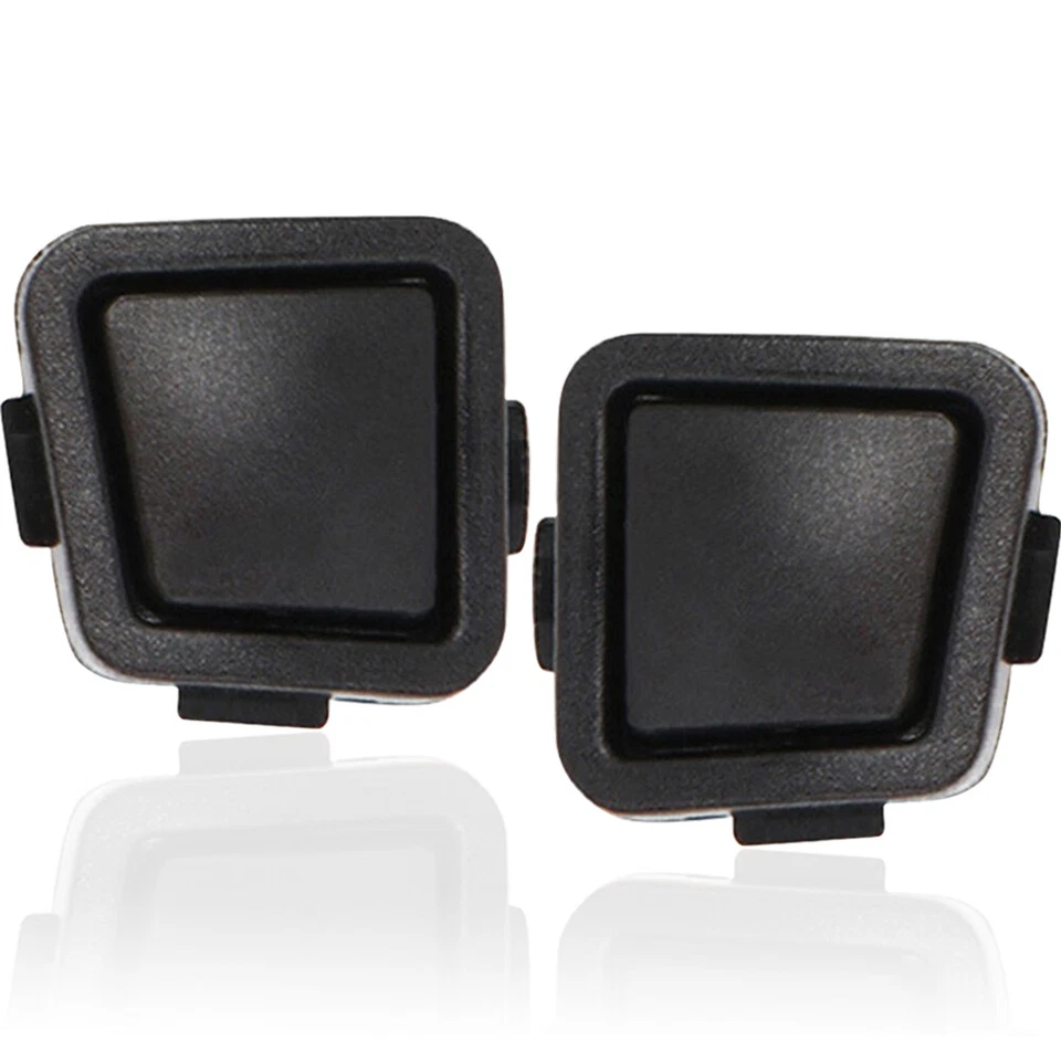 1 par de cubiertas de goma con botón de manija exterior de puerta sin llave para Mercedes-Benz CLS500 Foto 4 de 4