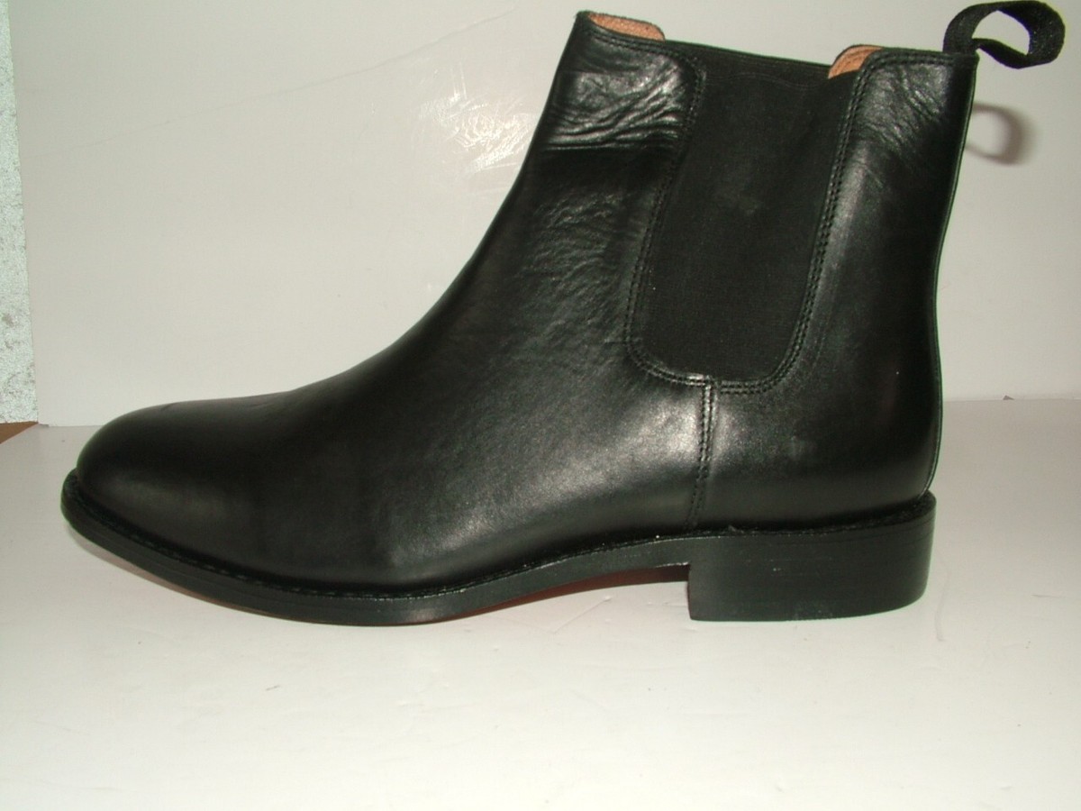 New Church Walk Hand Crafted High Quality Black Leather Chelsea