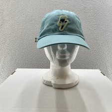 Under Armour Baseball Hat Youth One Size Aqua Blue Adjustable Strap Lightning