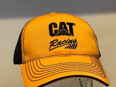 CAT Racing Caterpillar Heavy Equipment  UNIQUE   Golf Cap Hat NEW