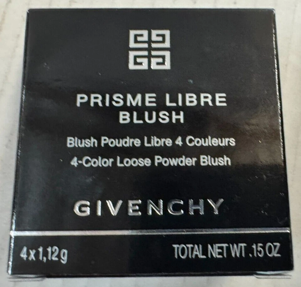 Givenchy Prisme Libre Blush 4-Color Loose Powder Blush 5 Popeline Violine NIB - Image 4 of 4