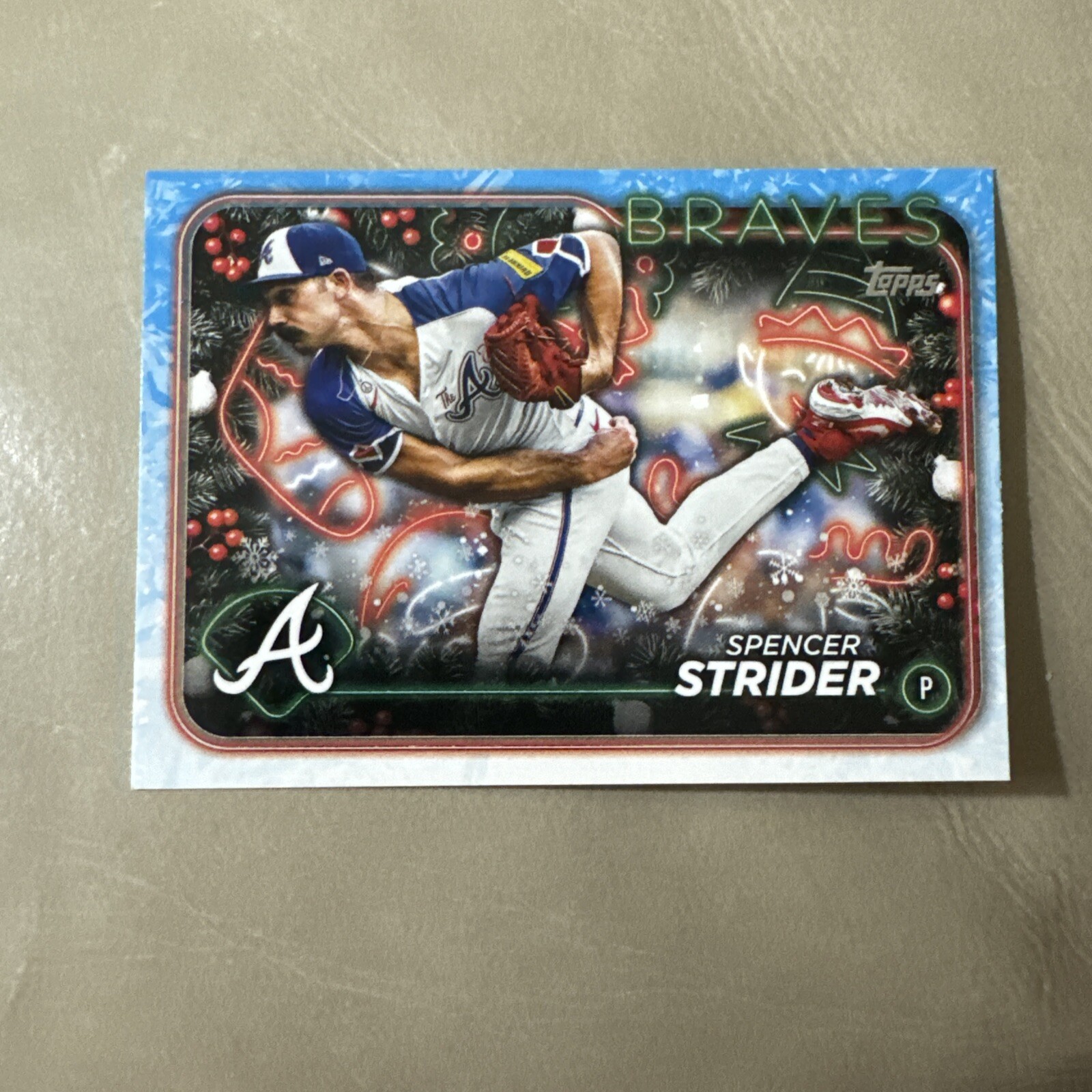 Spencer Strider #H110 Baseball Cards 2024 Topps Holiday trading card — raw and PSA graded price guide