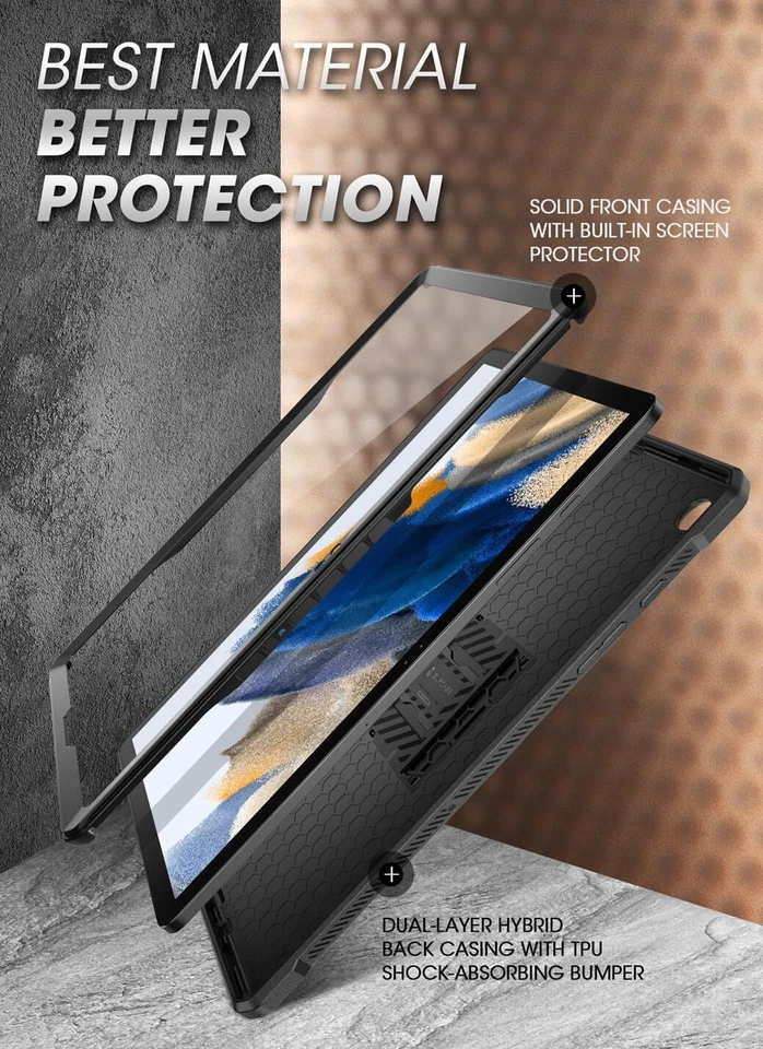 Galaxy Tab A9+ A8 A7 Lite [Military-Grade Protection] Case SUPCASE Rugged Cover - Image 2 of 4