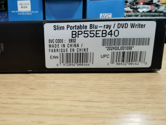 Original Hitachi-LG Slim Portable Blu-ray Writer BP55EB40
