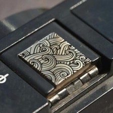 New Camera Hot Shoe Cover Cap Copper Alloy Cloud For Fuji Nikon Sony Canon Leica