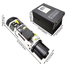 220V 9KW ISO30 ATC Air Cooled Spindle Motor Automatic Tool Change 24000rpm