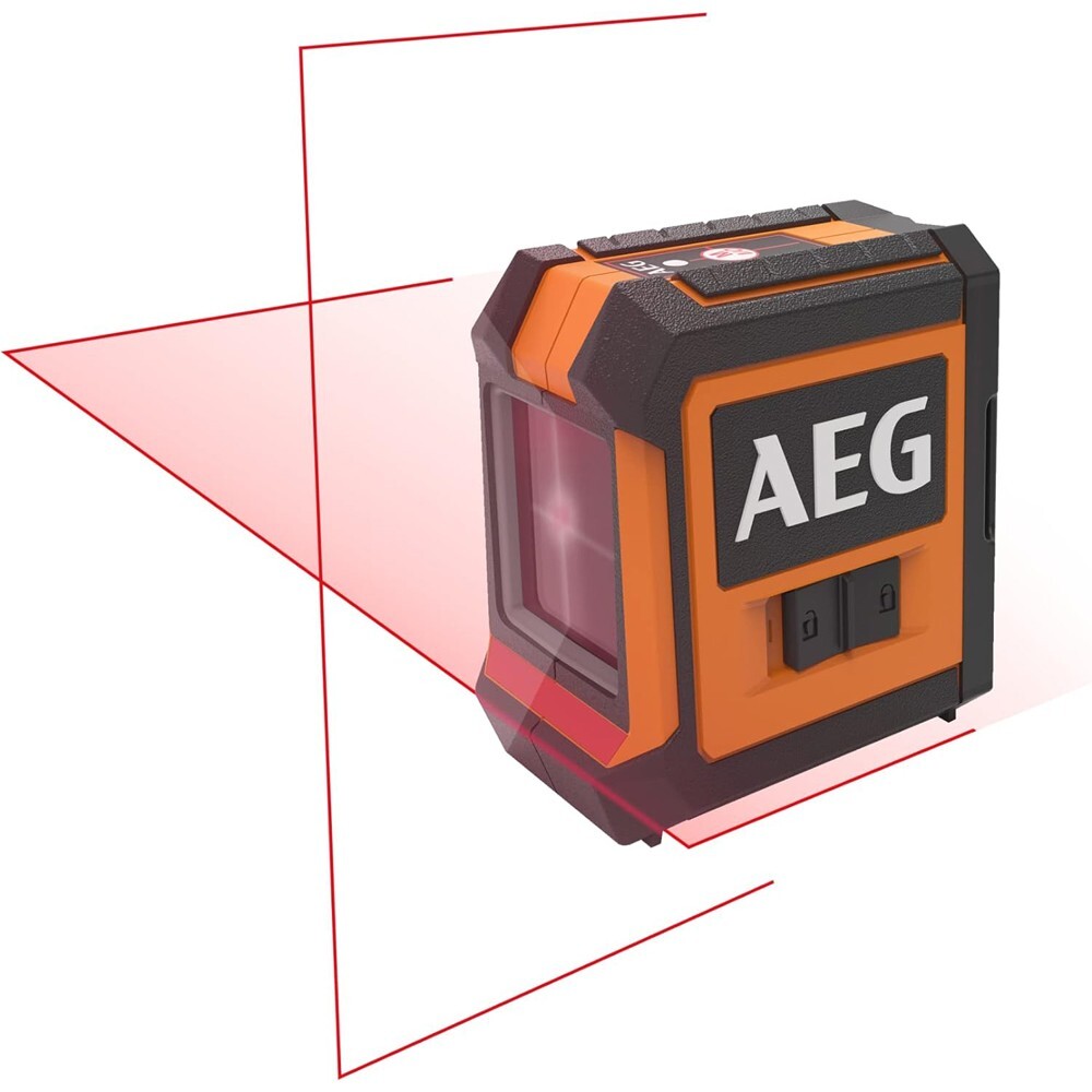Livella Laser Rossa AEG CLR215-B 15m Autolivellante - Garanzia Ufficiale