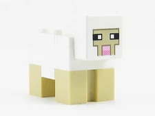 New Lego Minecraft Sheep Minifigure from set 21125 Unassembled
