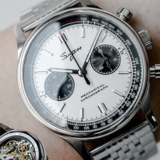 Orologio meccanico Sugess Chrono Heritage Panda Chrono GABBIANO 1963 SUPANK003SN