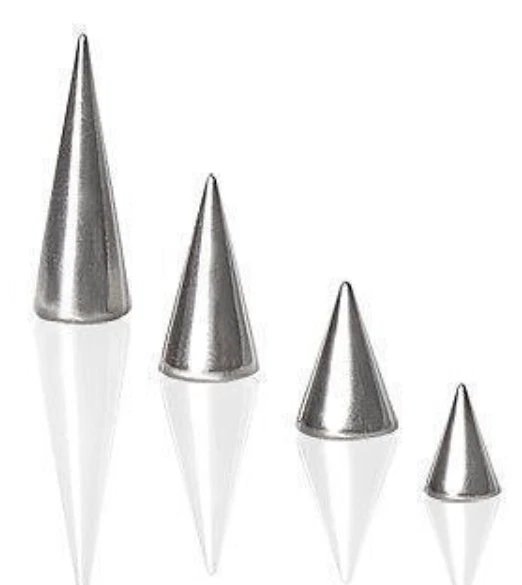 Barra de repuesto de cono de espiga larga de 14 g 16 g extremos de repuesto barra piercing corporal joyería Foto 4 de 4