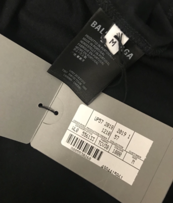 Balenciaga Speed hunter logo T-shirt Oversized TEE LAVE NOIR Balenciaga Speed hunter logo T-shirt Oversized TEE LAVE NOIR