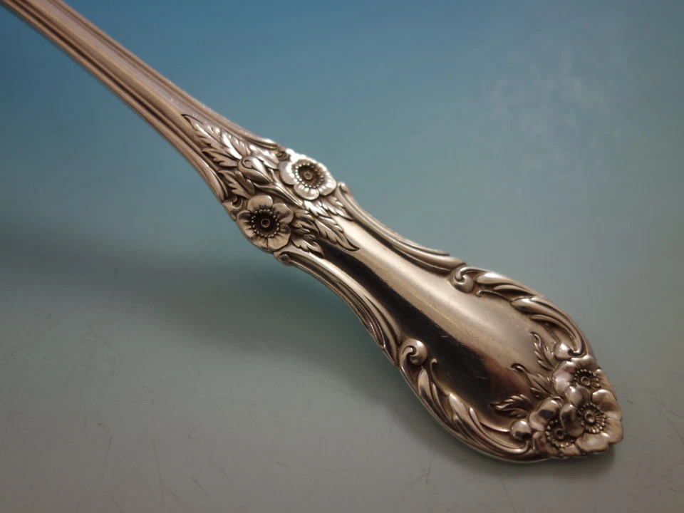 Juego de cubiertos Wild Rose de International de plata esterlina para 6 servicio 30 piezas Foto 3 de 4