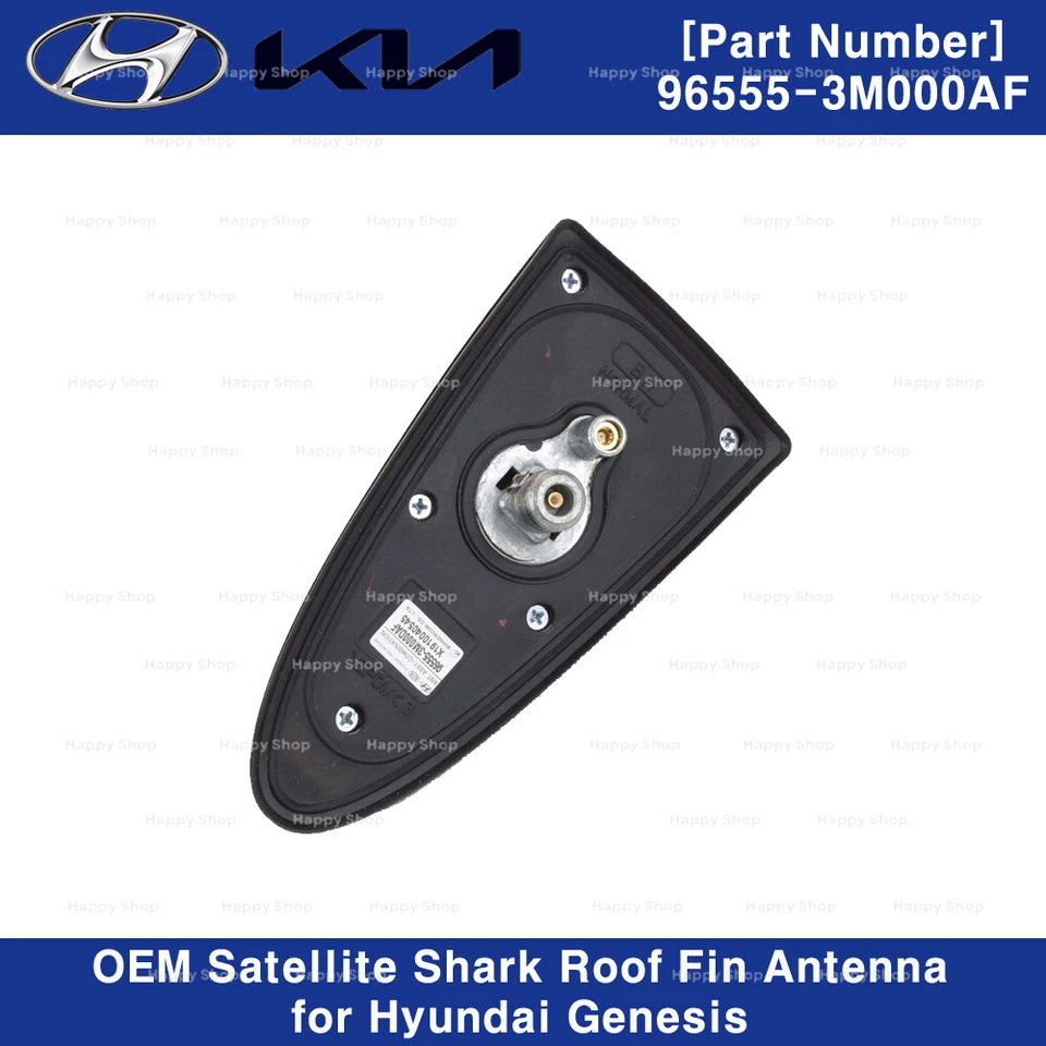965553M000AF Genuine Satellite Shark Roof Fin Antenna for Hyundai Genesis 09-14 - Image 3 of 3