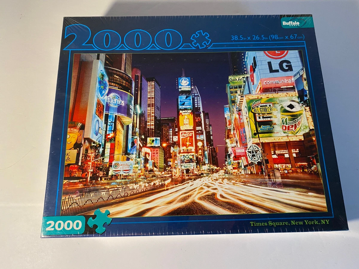 Buffalo Games New York Times Square 2000 Piece Jigsaw Puzzle