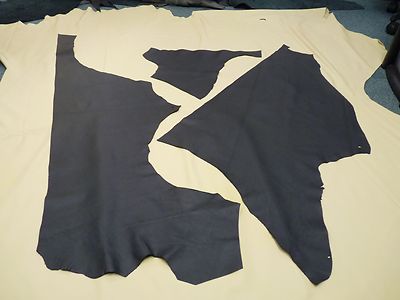 5 SQ FT SCHWARZ ECHT GENARBTES ITALIENISCHES LEDER HAUT ABLEGER TOP QUALITÄT REPARATUR
