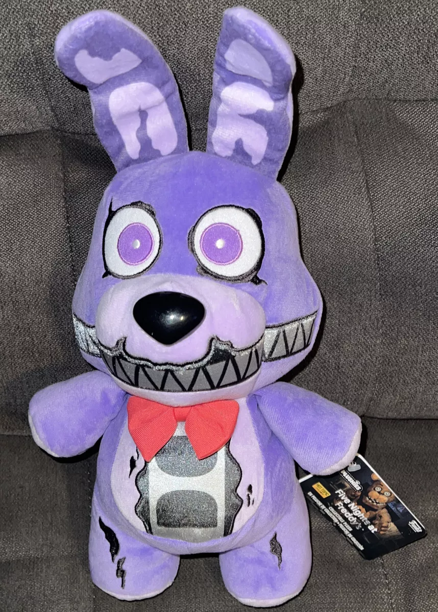  Nightmare Bonnie Plush Toy, FNAF plushies Toy, FNAF All  Character Stuffed Animal Doll Children's Gift Collection,8”(Purple Bonnie  Rabbit) : Toys & Games