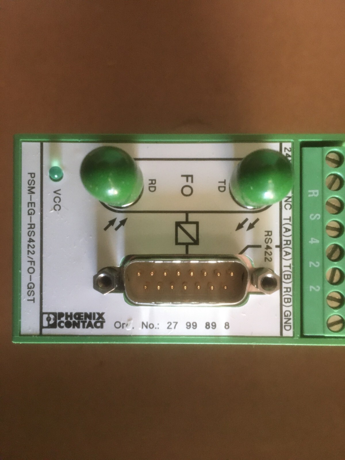 NEW PHOENIX CONTACT CONVERTER PSM-EG-RS422/FO-GST
