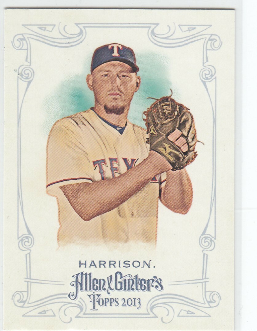 2013 Matt Harrison Topps Allen & Ginter VAULT PARALLEL 1/1 - Texas Rangers