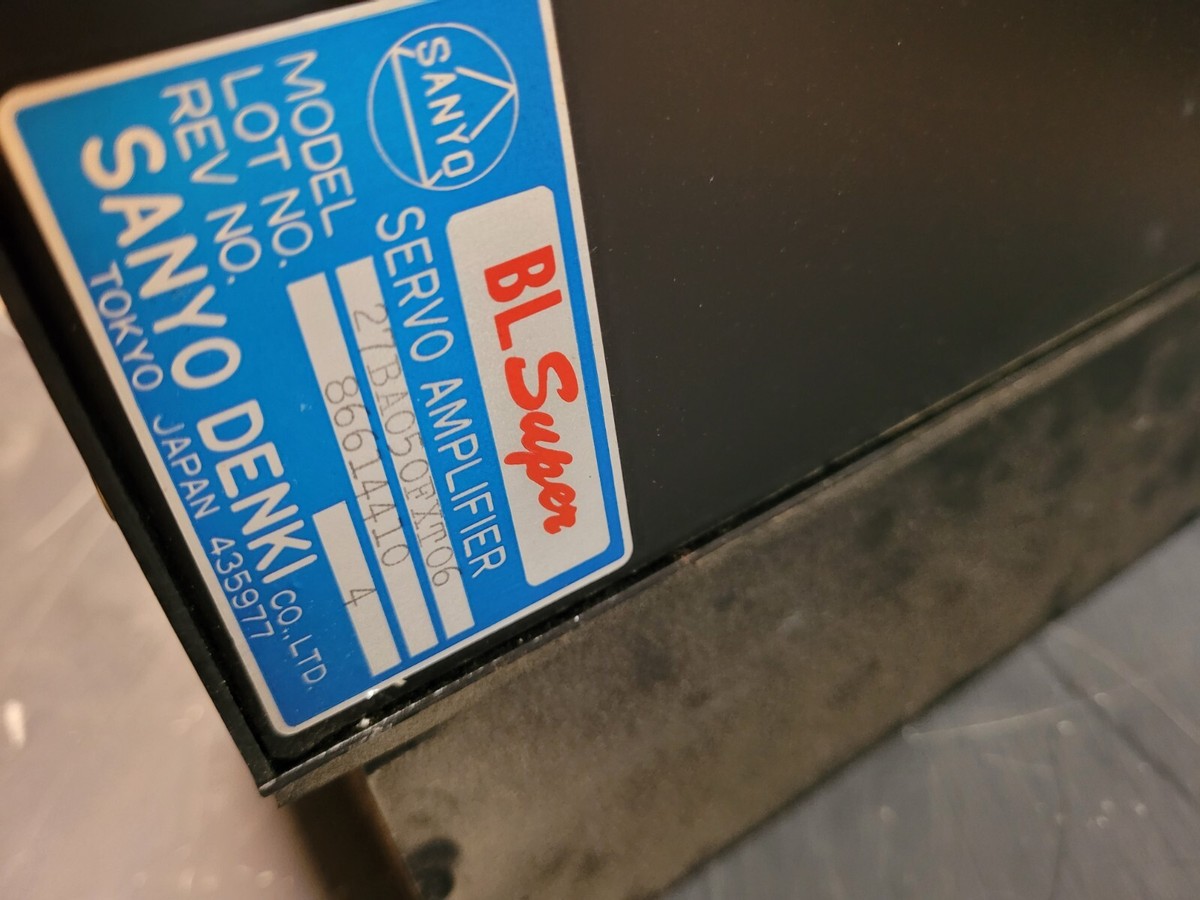 Sanyo Denki BL Super Servo Amp 27BA050FXT06 | eBay