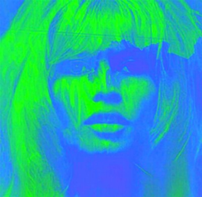 Hommage B.B Neon Love Pop Art Arcylglas 5 mm 102 x 102 cm Bild/Druck/