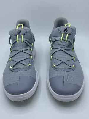 Under Armour Curry 6 SL Spikeless Golf Shoes Grey Comfort 3022578-100 Size 10 Under Armour Curry 6 SL Spikeless Golf Shoes Grey Comfort  main image 3