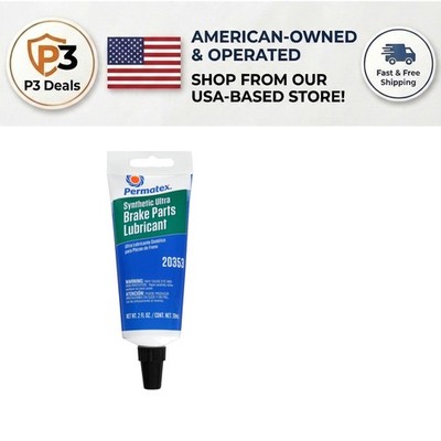 High-Viscosity Synthetic Brake Caliper Lube   2 Oz for Improved Performance