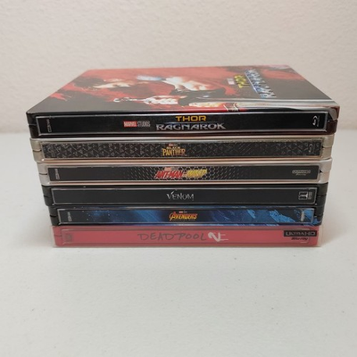 #ad Marvel SteelBook Blu ray 4K UHD Lot of 6 А1 $130.00