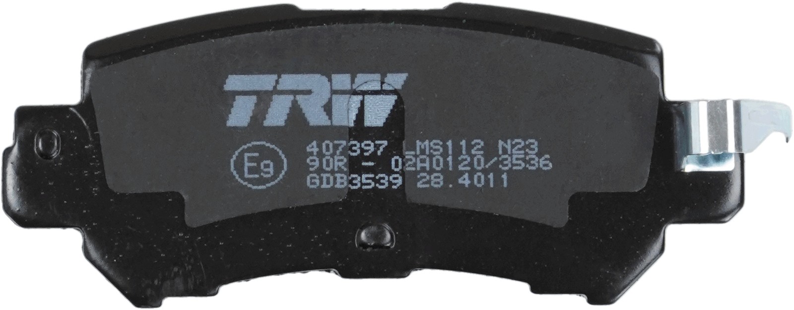 Plaquettes de frein TRW GDB3539 à friction céramique faible poussière