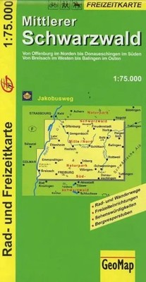 Mittlerer Schwarzwald 1 : 75 000 | Deutsch | (Land-)Karte | Geo Map | 2017